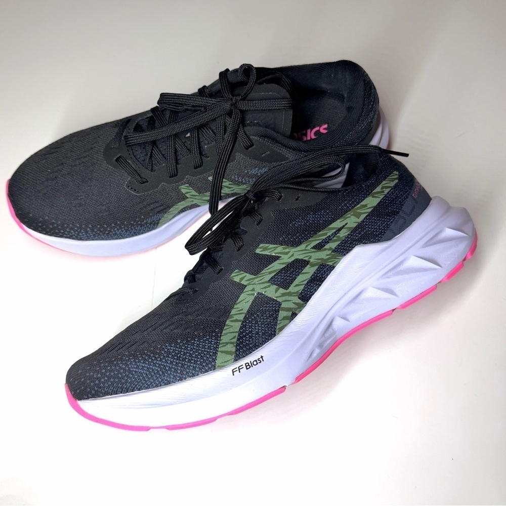 ASICS Women’s DynaBlast 3 Running Shoes Midnight Blue / White /Pink Size- 8.5 - Picture 8 of 9